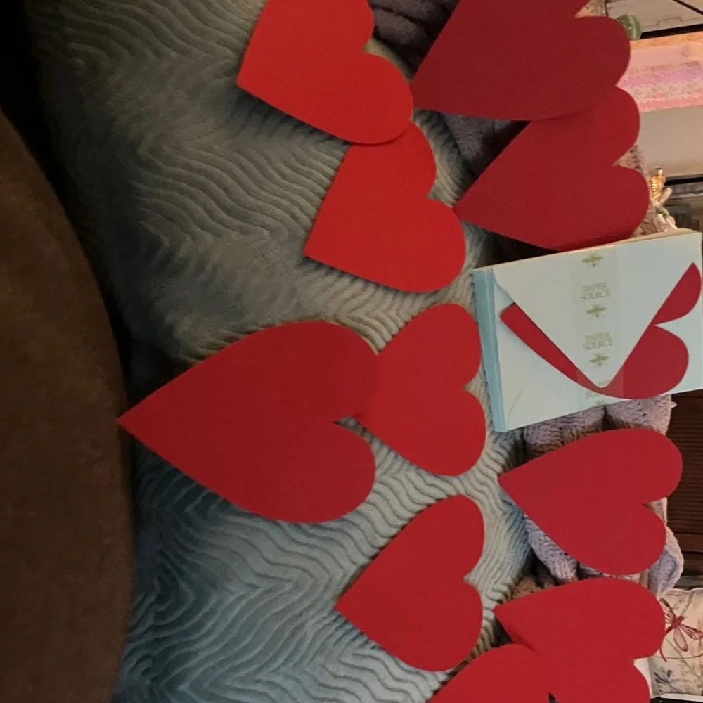 Paper Source Red Heart Greeting Card